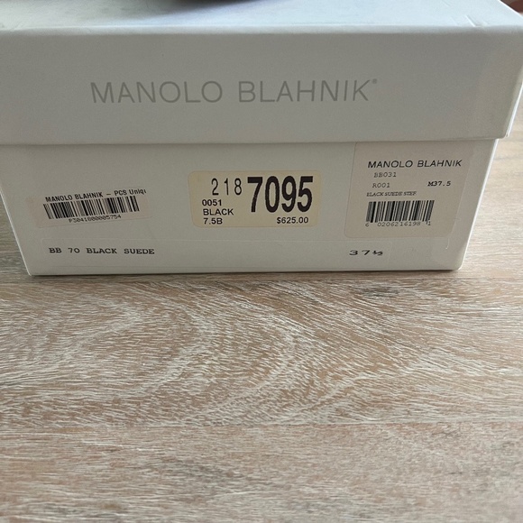 Manolo Blahnik Black Heels - Picture 10 of 16